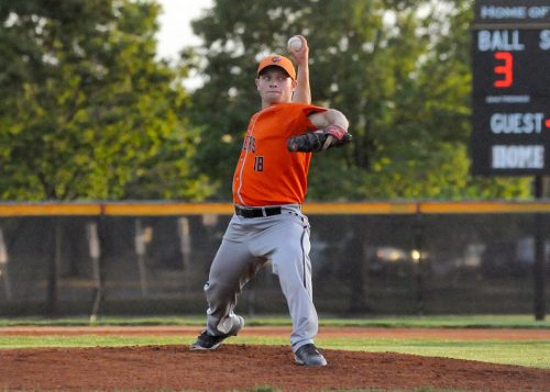 Warsaw pitcher Zach Witt.