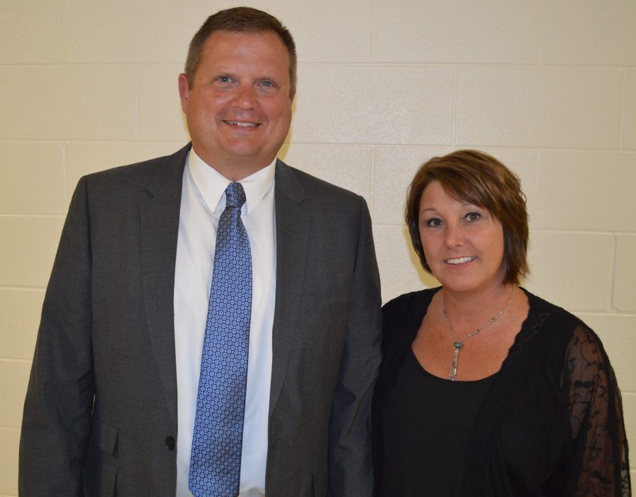 Mike Snavley, the new transportation director for the Wawasee Community School Corporation, is shown with his wife, Rhonda. Snavley had served the last three years as assistant transportation director for Warsaw schools.