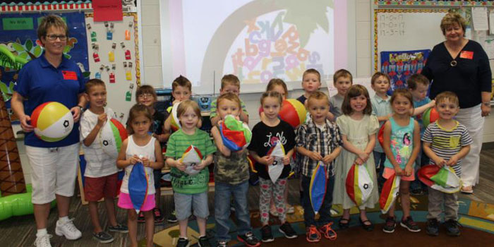 Head-start students participated in an end-of-year celebration. (Photo provided)