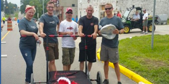 The 2015 defending champions invite racers to compete in the Silver Lake Days bed race. (Photo provided)