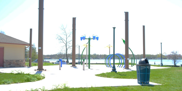 The Winona Lake Splash Pad is open for the summer. (Photo by Marc Eshelman)