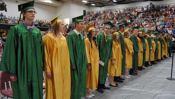 The Wawasee High School Class of 2016 graduated Sunday, May 5. Over 210 students graduated.