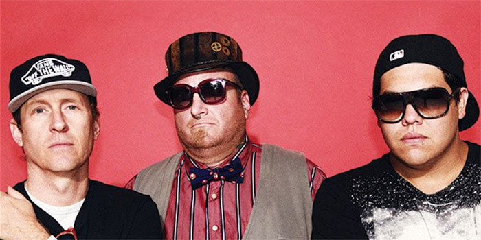 Sublime and Rome band members. From the left, John Freese, Eric Wilson, and Rome Ramirez.