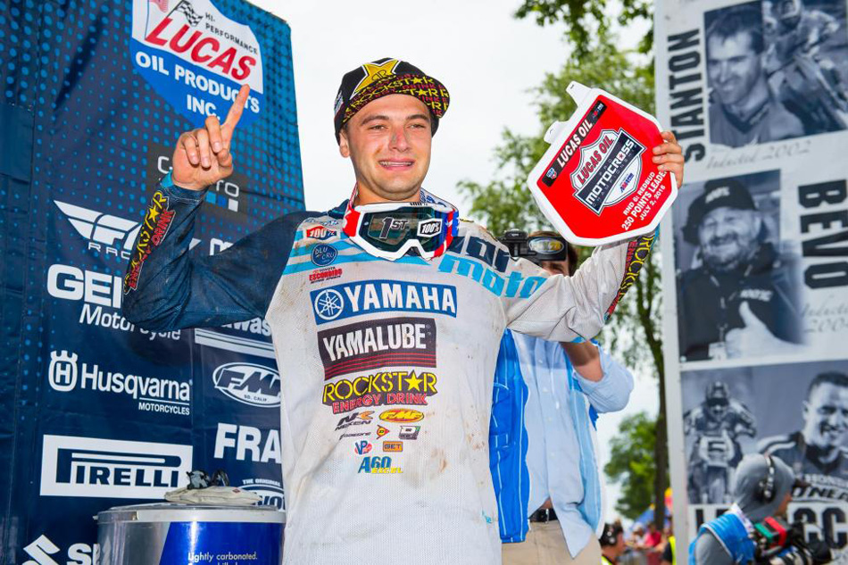 Cooper Webb leads the Lucas Oil championship for the first time in his career. (Photos by Simon Cudby)