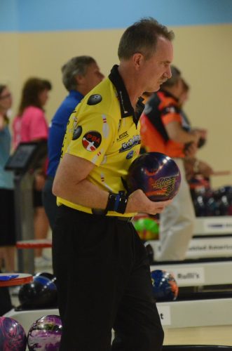 Walter Ray Williams Jr. eyes his approach during a Pro-Am at Signature Lanes in Elkhart on Sunday. The Hall of Famer headlines the field for the PBA50 National Championship set for Monday through Wednesday.