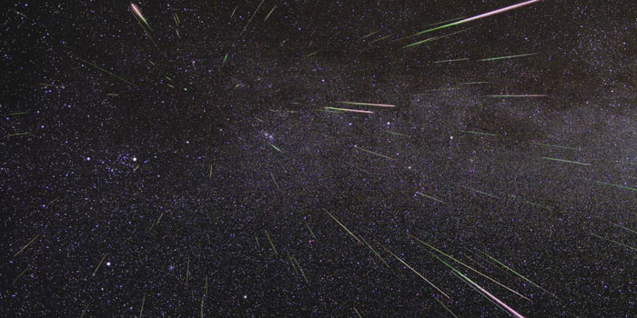 A time-lapse image from NASA shows a meteor "burst" from 2009. (Photo by NASA/JPL)