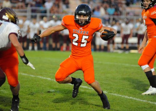 Will McGarvey returns in the backfield after leading the Tigers in rushing last season (File photo by Mike Deak)