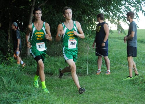 Tippecanoe Valley's Justin Peconga and Jared Mikel