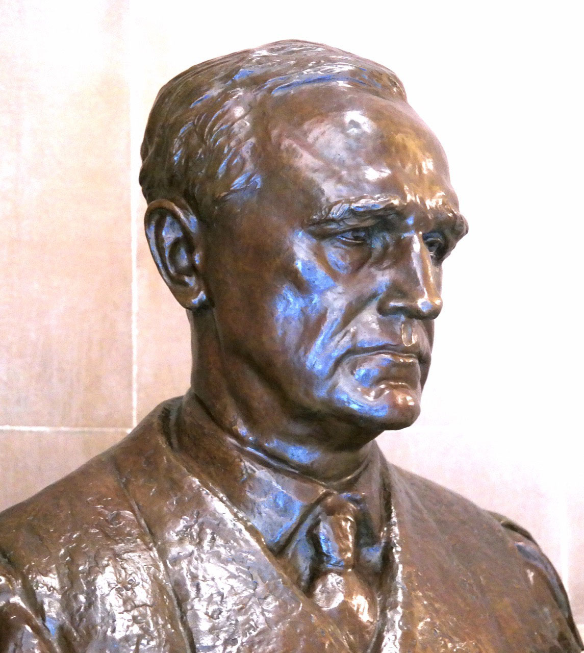 Shortly after Justice Minton’s retirement from the Supreme Court in 1956, Gov. George N. Craig commissioned his bust to be placed on display at the Statehouse, 200 W. Washington Street, Indianapolis. Photo by Laura Harris.