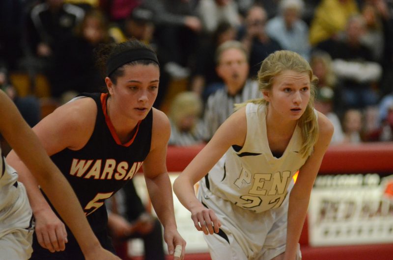 WCHS senior Page Desenberg (at left) has verbally committed to play basketball at North Central College in Illinois.
