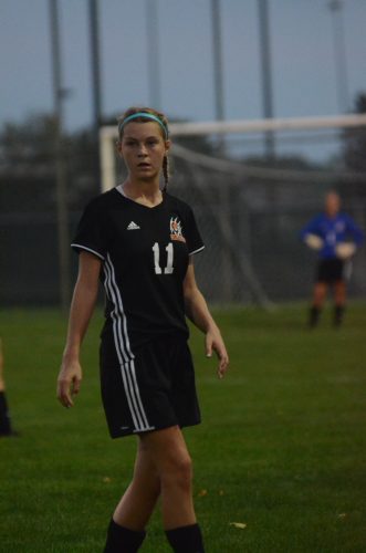 Abby Steffensmeier had two goals for the winning Tigers.