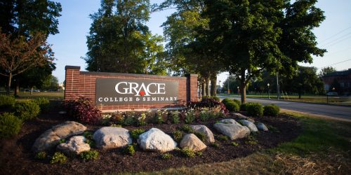 Grace College Sign