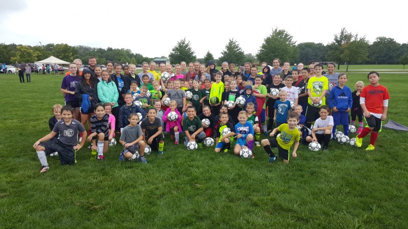 The Warsaw girls soccer program and the Warsaw Wave hosted a camp Saturday (Photo provided)