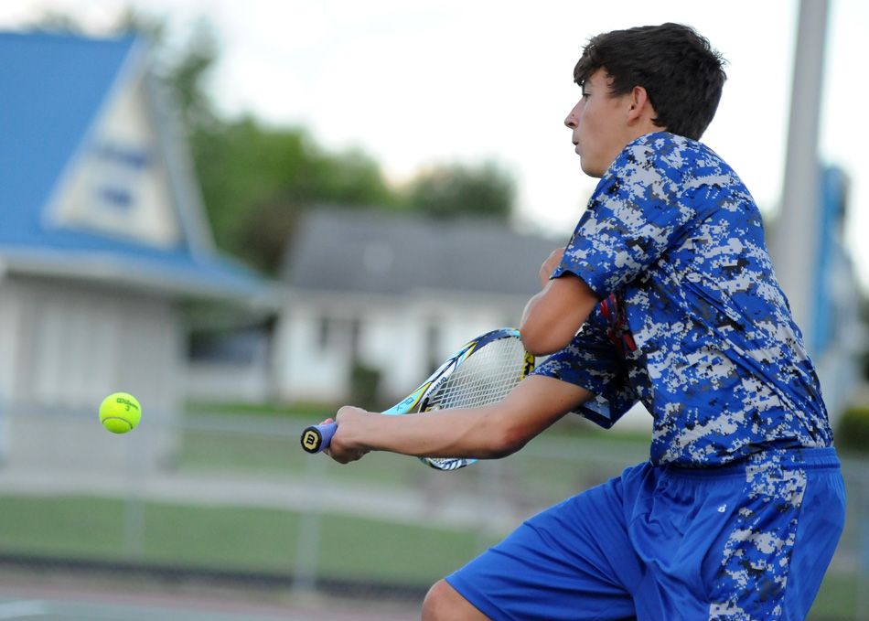 Whitko's Cory Hersha got the only Wildcat win at two singles.