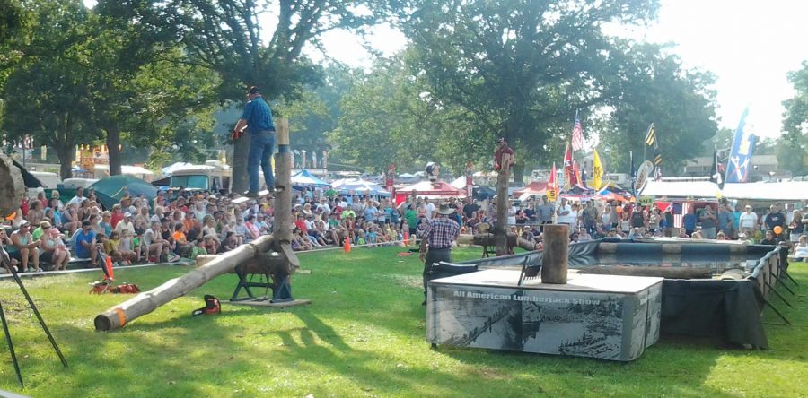 All American Lumberjack Show from Minnesota will perform two free shows during North Webster Fall Festival. They will be at 12:30 p.m. and 3 p.m. Saturday, Sept. 24, Mermaid Festival Grounds.
