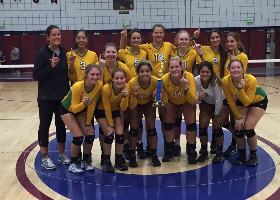 Tippecanoe Valley's volleyball team won the 2016 Garrett Volleyball Invite. (Photo courtesy of the Tippecanoe Valley Volleyball Twitter)