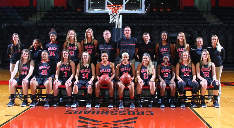 The Grace College women's basketball team will open its 2016-17 season by hosting Holy Cross on Oct. 22 (Photo provided by the Grace College Sports Information Department)