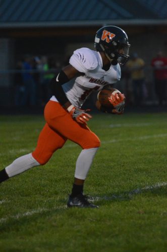 Senior receiver D'Andre Street will be a key man for Warsaw come sectional time. Street leads the Tigers with 31 receptions and 11 touchdowns. Warsaw hosts Carroll in a Class 6-A sectional opener on Oct. 28.