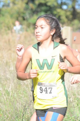 Freshman Valeria Pizana of the Warriors.