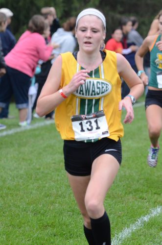 Sophomore Mckenzie Smith led Wawasee to a fifth-place finish in the regional Saturday at Ox Bow Park.