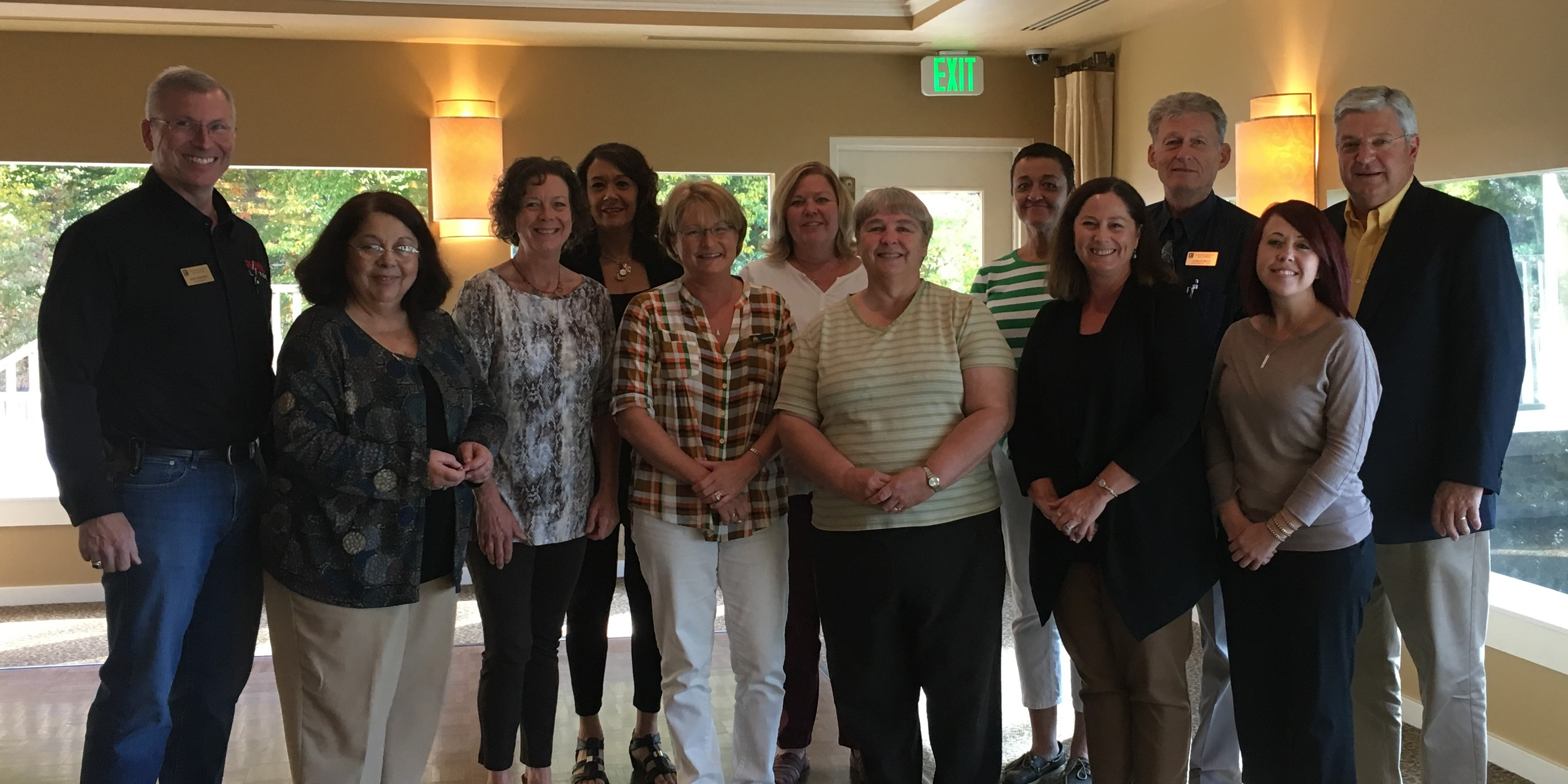 Pictured, from left, are Mark Skibowski, RE/MAX Lakes, Nicki Pawlicki, Todd Realty, Kim Hart, CBRWG, Joni Hire, CBRWG, Lori Rockwell, Rockwell Realty Team, Christie Brumfield, RE/MAX Results, Susan Woodward, Woodward Appraisal Services, Mary-Ellen Prickett, Prickett’s Properties, Linda Goshert, CBRWG, Charlie Mills, Homes, Land and Lakes Realty, Julie Hall, RE/MAX Lakes and Presenter, Warsaw Mayor Joseph Thallemer.