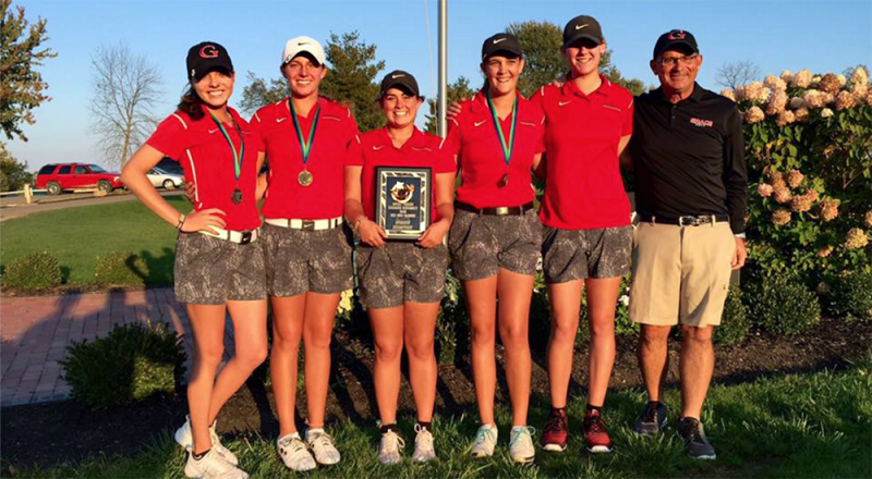 The Grace College women's golf team closed its season in style Saturday by winning the Mt. Vernon Nazarene Invitational (Photo provided by the Grace College Sports Information Department)