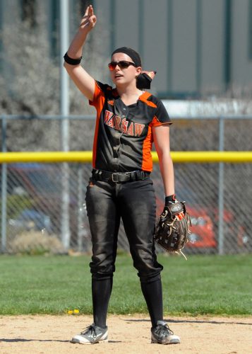 Warsaw senior Abby Glass has chosen Bethel College to continue her softball career. (File photo by Mike Deak)