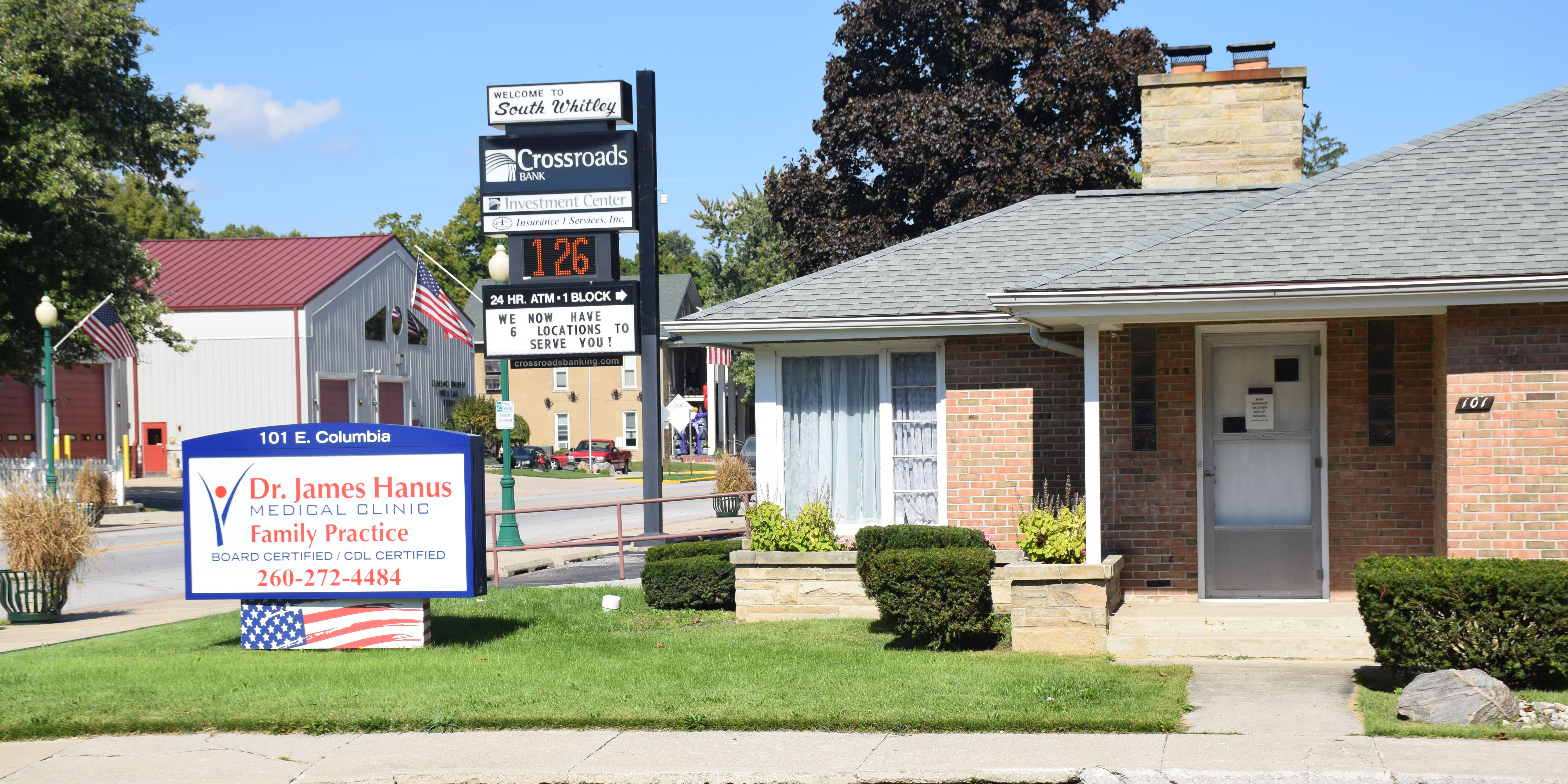 Dr. James Hanus Medical Clinic is located at 101 East Columbia St, South Whitley.