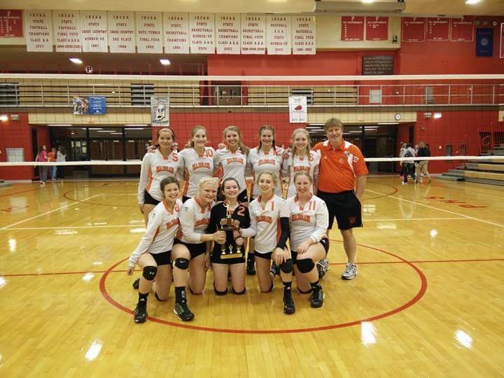 The Warsaw freshman volleyball team went 4-0 to win the NLC Invitational at Plymouth on Saturday. The frosh Tigers are ... on the season (Photo provided)