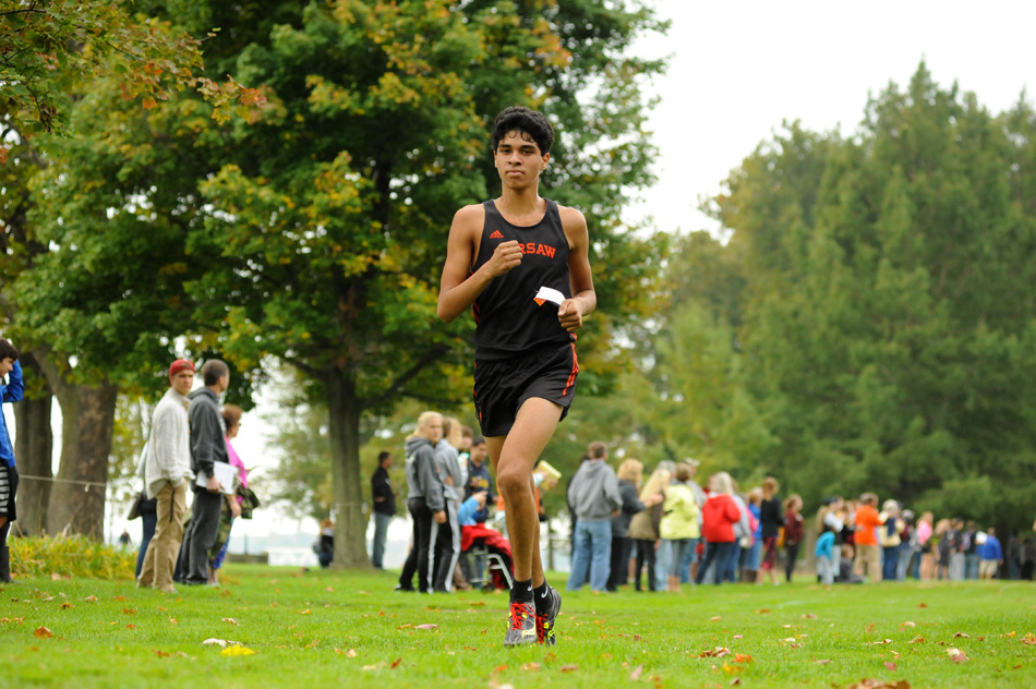 Warsaw's Zeb Hernandez will run individually at the IHSAA Cross Country State Finals this weekend. (File photo by Mike Deak)