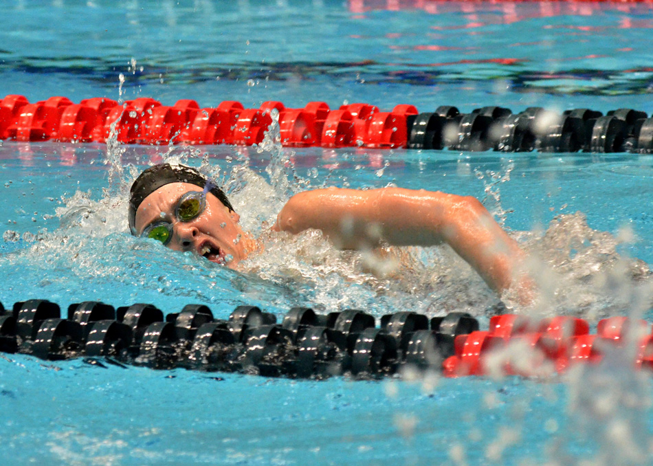 Wawasee senior Paige Miller will take aim at returning to the state level in both the 200 and 500 freestyle swims this season. (File photo by Nick Goralczyk)