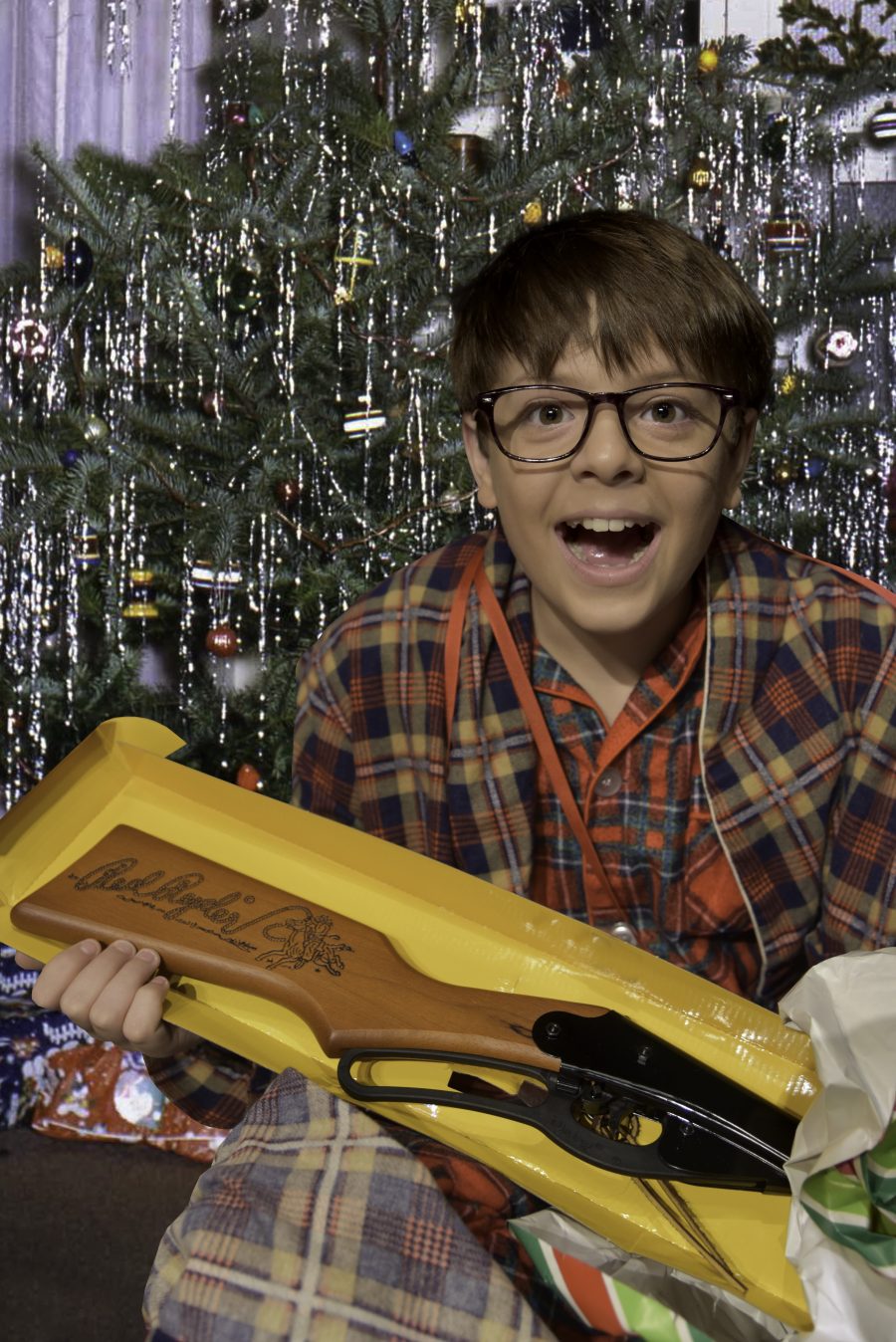 All Ralphie (Josh Hatfield) wants for Christmas is a Red Ryder carbine-action 200-shot range model air rifle BB gun. Will he get it? “A Christmas Story, the Musical” is currently on stage at the Round Barn Theatre in Nappanee through Dec. 31 and it’s a must see holiday production.