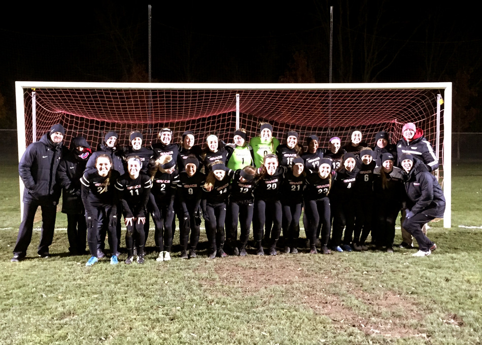 The Grace College women's soccer team advanced to the NCCAA National tournament after defeating Indiana Wesleyan 2-0 Saturday night in the NCCAA Midwest Regional championship. (Photo provided)
