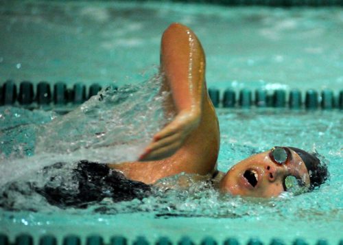 NorthWood's Kylie Weaver works during the 200 freestyle. 