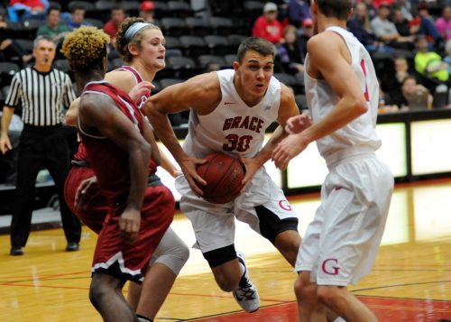 Logan Godfrey navigates through Rochester traffic.