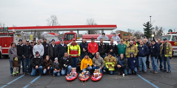 Fourteen Departments came together to donate to Toys for Tots. 