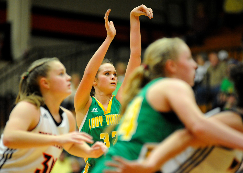 Emily Peterson and the Tippecanoe Valley Vikings will compete in the Hall of Fame Classic in New Castle on Dec. 29. (File photo by Mike Deak)