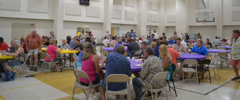 Turnout at Syracuse Lions fish fry