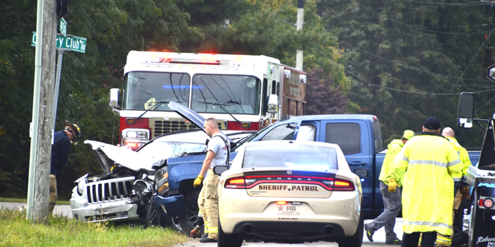 Two Vehicles Involved In Crash On Country Club Road – 
