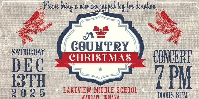 Country Artists Bringing Christmas to Warsaw Through Music