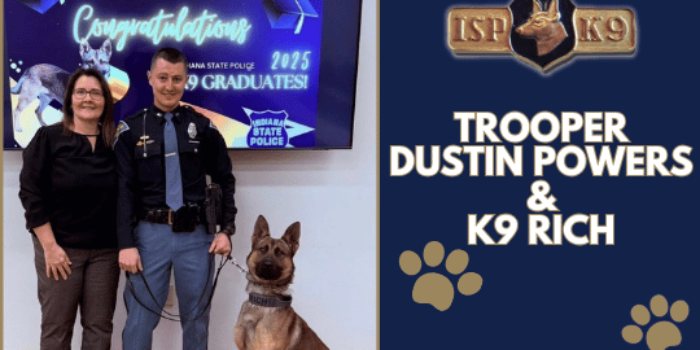 Indiana State Police Peru District Welcomes New Patrol K-9