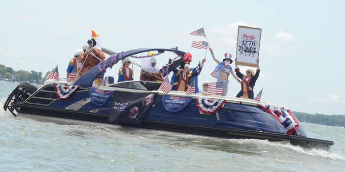 Patriotism celebrated on Lake Wawasee